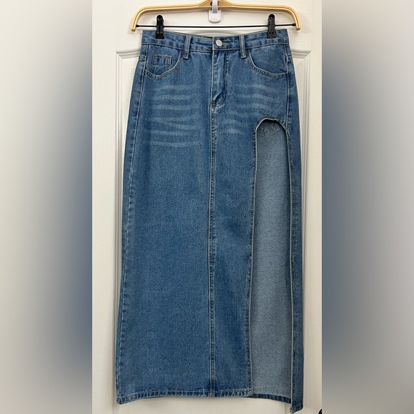 Lulu b. Split Decision Maxi Skirt Women’s Size Small - Picture 3 of 12